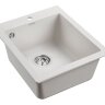 Мойка кухонная Paulmark Kante 40 PM104249-WH из искусственного камня IT-Granit, белый