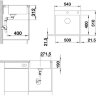 Кухонная мойка Blanco Subline 500-IF/A SteelFrame черный  525999