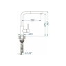 Смеситель для кухни ALVEUS ZEOS P MONARCH WHITE MATT 1136506