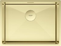 Мойка кухонная Paulmark Next 58 Uni PM215844-LG из нержавеющей стали, светлое золото