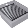 Комплект мойка кухонная Paulmark Stepia 45 из искусственного камня с ролл-матом Step PM114651-GRS+R375-BS, серый дым