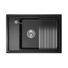 Мойка для кухни Granula Kitchen Space 7305 шварц, 73х51 см, прямоугольная