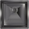 Кухонная мойка FLORACIO Steel F.4444.GM, вороненая сталь