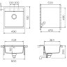 Кухонная мойка SCHOCK Vero 50, серебристый камень (700933)