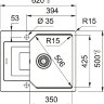 Кухонная мойка Franke Urban UBG 611-62   бежевый