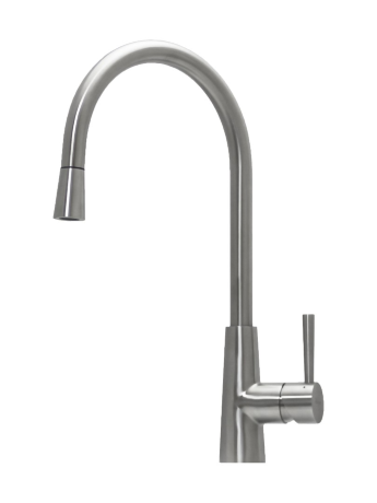Кухонный смеситель Seaman Eco Venice SSN-1148P (Steel satin) - Нержавеющая сталь сатин