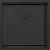Мойка кухонная Paulmark Next 44 Uni PM214444-MBN из нержавеющей стали, матовый черный