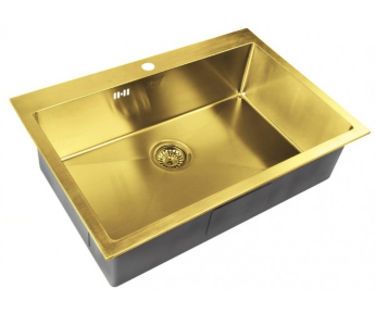 Врезная кухонная мойка Zorg Sanitary  SZR-7551 bronze