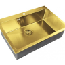 Врезная кухонная мойка Zorg Sanitary  SZR-7551 bronze