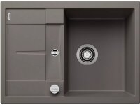 Врезная кухонная мойка Blanco Metra 45S Compact вулкан серый
