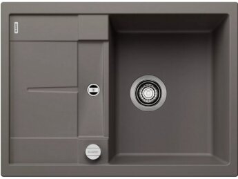 Врезная кухонная мойка Blanco Metra 45S Compact вулкан серый
