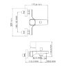 Смеситель WasserKRAFT Naab 8601 для ванны с коротким изливом