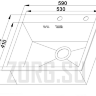 Врезная кухонная мойка ZorG X-5951