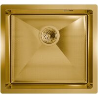 Кухонная мойка FLORACIO Steel F.4844.GDD (DECOR), золото матовое