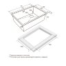 Мойка кухонная Paulmark Next Skew 74 Uni PM887444-MG из нержавеющей стали, матовый серый