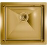 Кухонная мойка FLORACIO Steel F.4844.GD, золото матовое