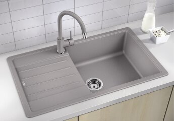 Врезная кухонная мойка Blanco Legra XL 6 S вулкан серый