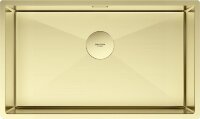 Мойка кухонная Paulmark Next 74 Uni PM217444-LG из нержавеющей стали, светлое золото