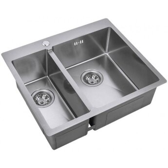 Кухонная мойка ZorG Inox R 59-2-51-R нержавеющая сталь