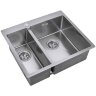 Кухонная мойка ZorG Inox R 59-2-51-R нержавеющая сталь