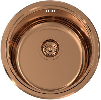 Мойка кухонная Seaman Eco Wien SWT-450A CP (Copper Polish, PVD)  - Медь полированная