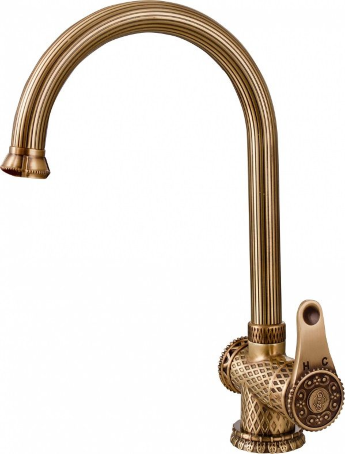 Смеситель кухонный Zorg Antic A 407K-BR antique bronze