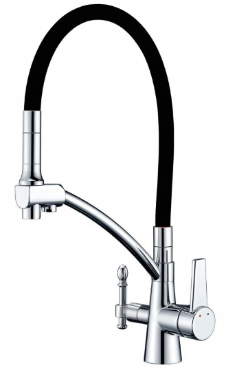 Смеситель для кухонной мойки ZORG Sanitary ZR 338-6 YF хром