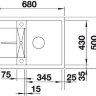 Мойка Blanco Metra 45 S Compact чёрный