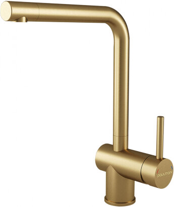 Смеситель Paulmark Spring Sp212067-BG для кухонной мойки, брашированное золото