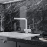 Смеситель Paulmark Dosse Do214418-431 для кухонной мойки, белый матовый