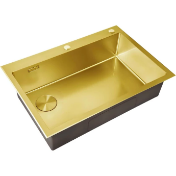 Кухонная мойка Zorg LUX 7551-L GOLD золотой