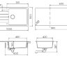 Кухонная мойка SCHOCK Element 60D, лунный камень (700948)