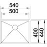 Кухонная мойка Blanco Zerox 500-U  521589