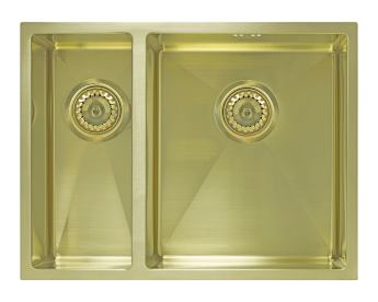 Мойка кухонная Seaman Eco Marino SME-575DL PVD Light Gold светлое золото