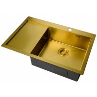 Врезная кухонная мойка ZorG ZL R 780510-R Bronze