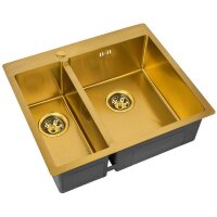Мойка кухонная ZorG SZR-59-2-51-R BRONZE