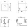 Кухонная мойка SCHOCK Euro 40, мокка (700224)