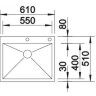 Кухонная мойка Blanco Zerox 550-IF/A  521638