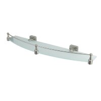 Полка стеклянная WasserKRAFT Rhin K-8744 цвет никель