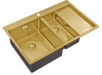 Кухонная мойка  ZorG  SZR 5178-2-L bronze