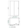 Душевой уголок WasserKRAFT Main 41S06 120x80x200 см, с раздвижными дверьми