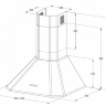 Купольная вытяжка Korting KHC 6839 RCN