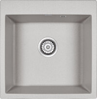 Мойка кухонная Paulmark Kante 50 PM105152-GR из искусственного камня IT-Granit, серый