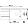 Мойка кухонная BLANCO  FARON XL 6 S антрацит 524803