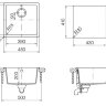 Кухонная мойка SCHOCK Quadro 50, саббиа (700514)