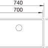Кухонная мойка Blanco Claron 700-IF Durinox  523391