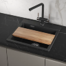 Мойка для кухни Granula Estetica 5201 черный, 52х50 см, прямоугольная