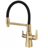 Смеситель для кухни ZORG Steel Hammer SH 818-6 BRONZE бронза\черный