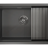 Мойка для кухни Granula Kitchen Space 6045U графит матовый, 60х44,5 см, прямоугольная