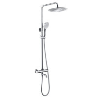 Душевая система WasserKRAFT A18801 Thermo с круглым верхим душем 300 мм